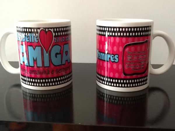 CANECA PORCELANA PERSONALIZADA LEMBRANCINHA