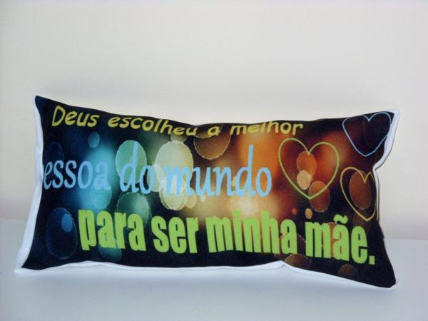 Almofada personalizada dia das mães